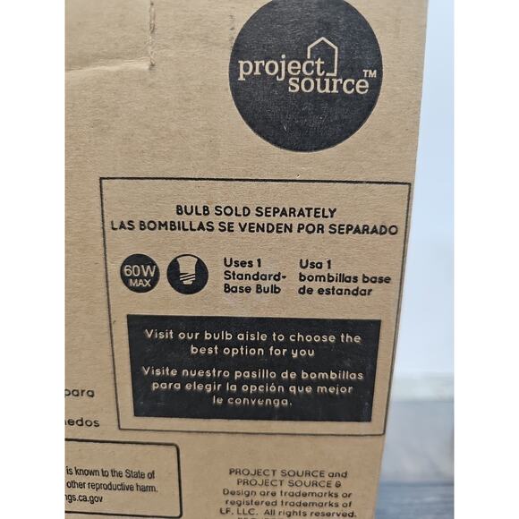 Project Source Wynfield Vanity Light Brushed Nickel Finish (1362637) [C4] - Picture 8 of 14